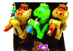 Dino Chomp Dinossauro Brinquedo com Pirulito Kids Zone