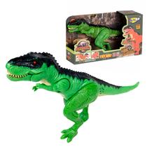 Dino Com Som Luz E Rugido Jurassic Olhos Que Acendem E Movimento Infantil Super Real