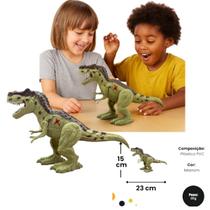 Dino de Brinquedo com Efeitos 23cm Marrom