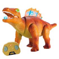 Dino Dimetrodon Marron Com Controle Infravermelho