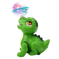 Dino Fofo Musical Movimento Som Giro 360 Globo de Luz Dinossauro T-Rex Baby