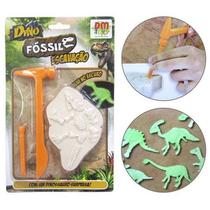 Dino Fossil Escavaçao Brilha NO Escuro DM TOYS DMT5753