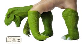 Dino History Explorer Dedoches Mister Brinque Brinquedo Dinossauro para Encaixar nos Dedos e Brincar