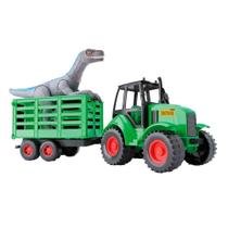 Dino Island Adventure Trator e Velociraptor Ref.1530 Verde