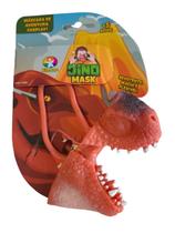Dino Mask Máscara Dinossauro Emborrachada Com Encaixe