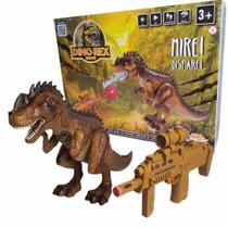 Dino Rex Shot Com Acessórios e Simulador de Disparo A Laser BBR Toys