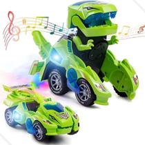 Dino Robo Som e Luz Para Menino Pronto Estoque