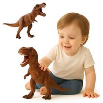 Dino T-Rex Filhote Vinil Brinquedo Infantil Atoxico Macio