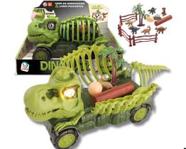Dinocar com acessorios carro esqueleto dinossauro