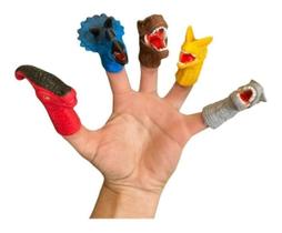 Dinopark Dedoche 5 Dinossauros Jurássicos Para Dedos - Bee Toys