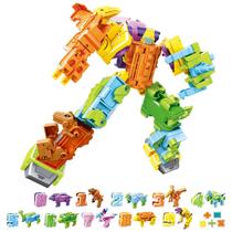 Dinosaur Robot Transform Toys TUNJILOOL, pacotes de 20 para crianças