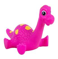 Dinossauro Amigo Feitos Em Vinil Macio Braquiossauro Rosa - Super Toys