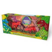 Dinossauro amigo pack com 4 dinos sortidos super toys