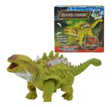 Dinossauro Anquilossauro Com Som Realista E Luzes - Bruna Presentes
