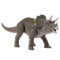 Dinossauro Articulado - Triceratops - Hammond Collection - Jurassic World - 17 cm - Mattel