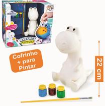 Dinossauro baby rex cofrinho boneco para pintar brinquedo menino menina criança pequena Dinossauro baby rex cofrinho boneco para pintar brinquedo menino menina criança pequena
