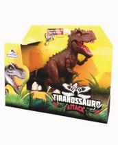 Dinossauro Boneco Tiranossauro Rex Com Som Luz Articulado
