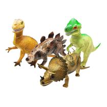 Dinossauro Borracha Grande 4 Modelos Brinquedo INFANTIL