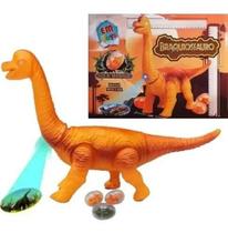 Dinossauro Bota Ovo Som Luz Anda Movimento Projetor Verde - 99 Toys