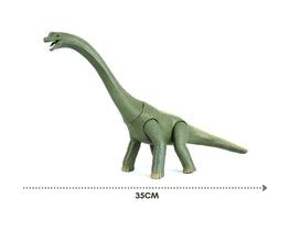 Dinossauro branquiossauro 35cm vinil articulado jurassic - silmar presente menino