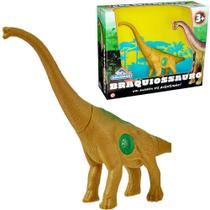 dinossauro braquiossauro com som a bateria 43x34x9cm - ADIJOMAR