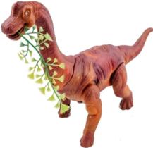 Dinossauro Braquiossauro Realista com Luz Som Movimento Projeção de imagem e coloca ovo Dinossauro Braquiossauro Realista com Luz Som Movimento Projeção de imagem e coloca ovo