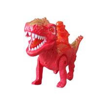 Dinossauro Brinquedo Dino TRex com Som e Toca música mas pilhas