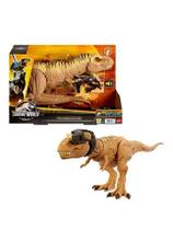Dinossauro Brinquedo Jurassic World T rex Amarelo Dino Trackers