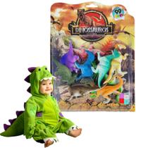 Dinossauro Brinquedo Plástico Criança Jurassic Kit 10 Peças - 99 Toys