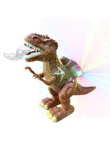 Dinossauro Brinquedo Solta Fumaça com Sons e Luzes - Fungame