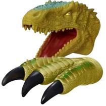 Dinossauro Cabeça e Mão Fantoche T-Rex Brinquedo Infantil Adijomar