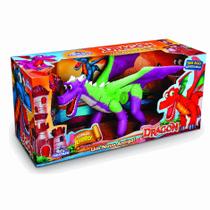 Dinossauro com Asa Dragon Um Novo Amigo com Som Adijomar Brinquedos