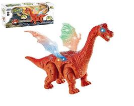 Dinossauro Com Asas Com Som E Luz Marrom REF ZB308