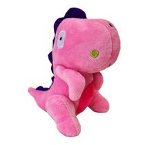 Dinossauro Com Chocoalho de Pelúcia Rosa Unik Baby - Uniq Baby