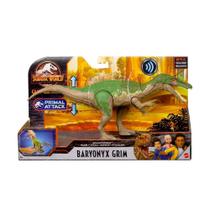 Dinossauro Com Som Baryonyx Grim Jurassic World Primal Attack Mattel GVH65