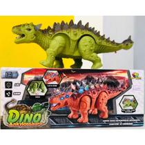 Dinossauro Com Som E Luz Verde - Art Brink - ISSAM