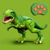 Dinossauro Controle Remoto D-Rex 47CM C/ Luz e Som C/ Fumaça Brinquedo Infantil