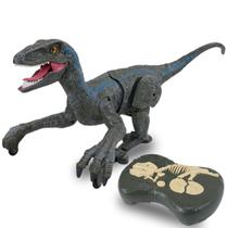 Dinossauro Controle Remoto Velociraptor Bateria Recarregável - Zoop Toys