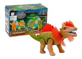 Dinossauro Coritossauro Anda Som Luz Brinquedo Infantil