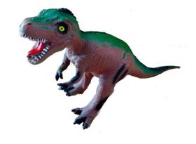 Dinossauro De Borracha C/ Sons Tamanho Grande Dino World - toys