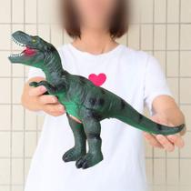 Dinossauro De Borracha T-Rex C/ Som Tamanho Grande Dino World.