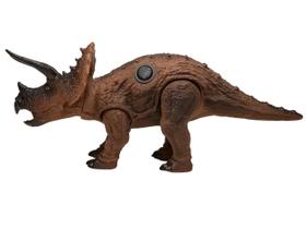 Dinossauro de Brinquedo Emite Som Triceratops