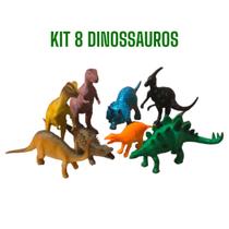 Dinossauro De Brinquedo Kit Coleção Peças De Borracha