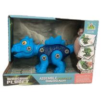 Dinossauro de Brinquedo Monta e Desmonta Azul RS046-1 Blue - Dorémi