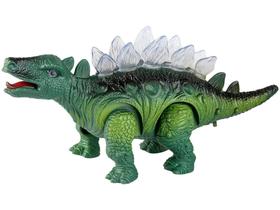 Dinossauro de Brinquedo Mundo Animal Estegossauro - Emite Som e Luz Zoop Toys
