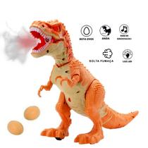 Dinossauro De Brinquedo Tiranossauro T-Rex Com Luzes E Som