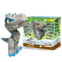 Dinossauro de Brinquedo Vinil Velociraptor Mini Blue Pupee