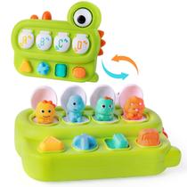 Dinossauro de causa e efeito do brinquedo de desenvolvimento Tovol Zerky Dinossauro de causa e efeito do brinquedo de desenvolvimento Tovol Zerky