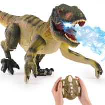 Dinossauro de controle remoto PREBOX Rc Robot Dino para meninos 5-7 anos