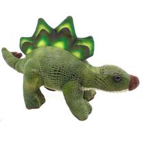 Dinossauro De Pelúcia Estegossauro Verde 32 Cm Comprimento - Fizzy Toys